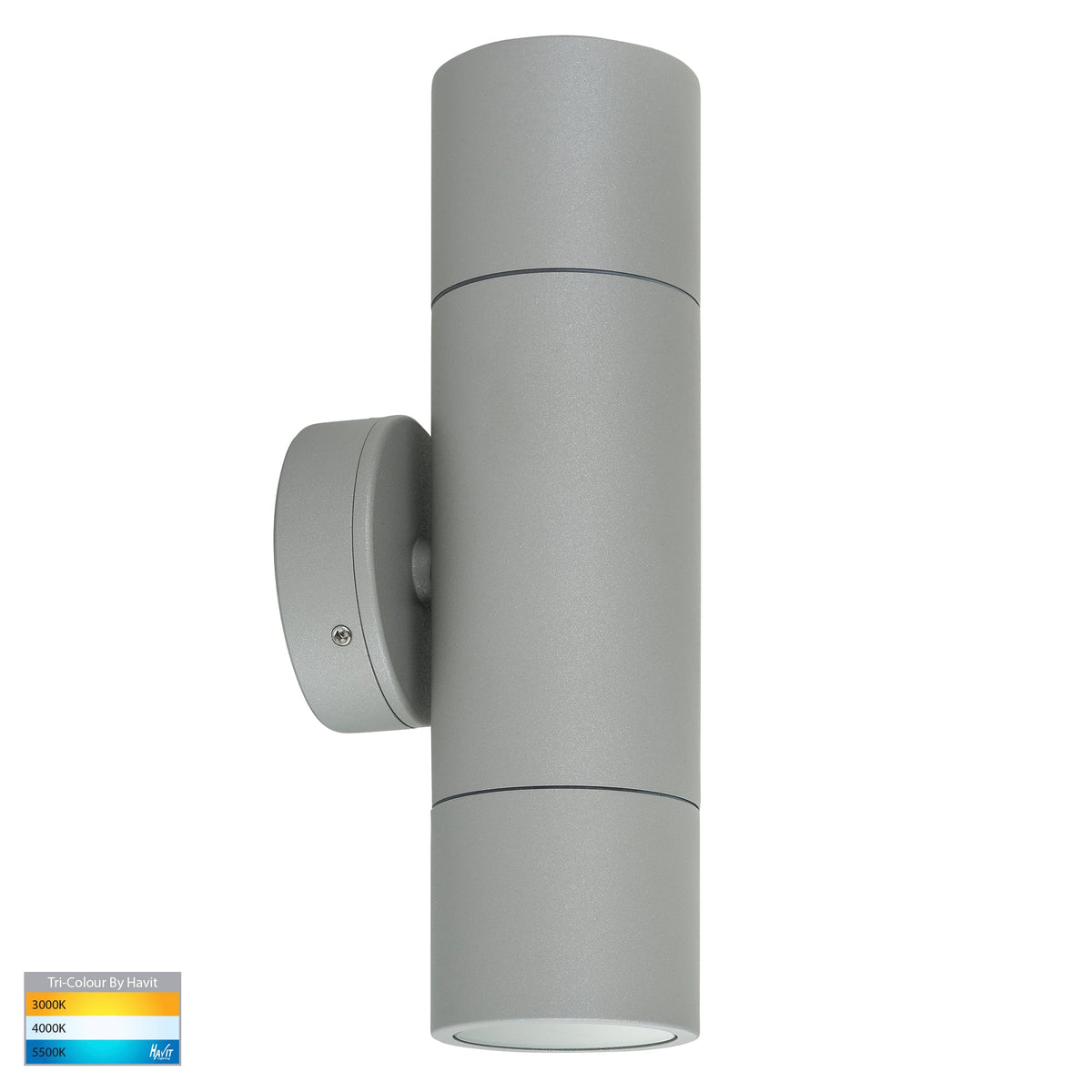 Up & Down Wall Pillar Light Silver - HV1045T