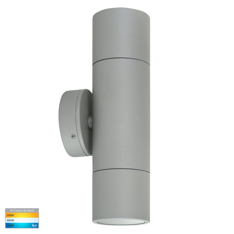 Up & Down Wall Pillar Light Silver - HV1047MR16T
