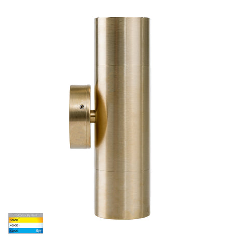 Tivah Solid Brass TRI Colour Up & Down Wall Pillar Lights - HV1057MR16T