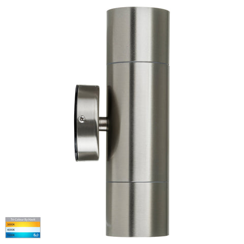 Up & Down Wall Pillar Light Stainless Steel - HV1072T
