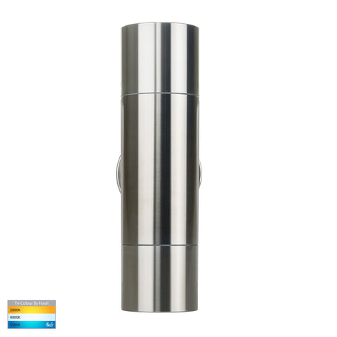 Up & Down Wall Pillar Light Titanium Aluminium - HV1085T