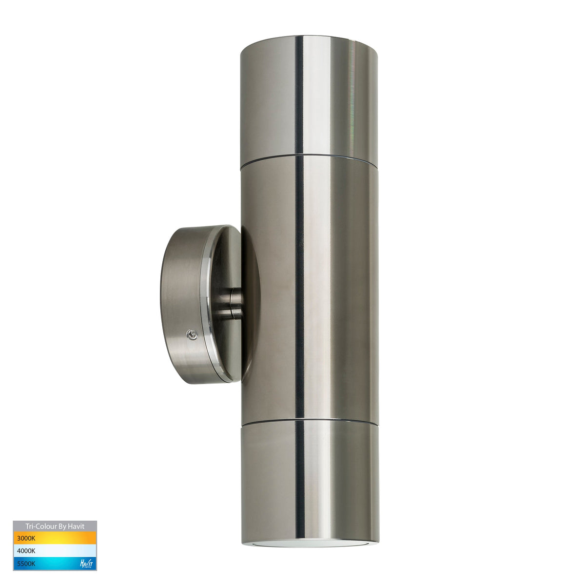 Up & Down Wall Pillar Light Titanium Aluminium - HV1085T