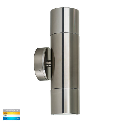 Up & Down Wall Pillar Light Titanium Aluminium - HV1087MR16T