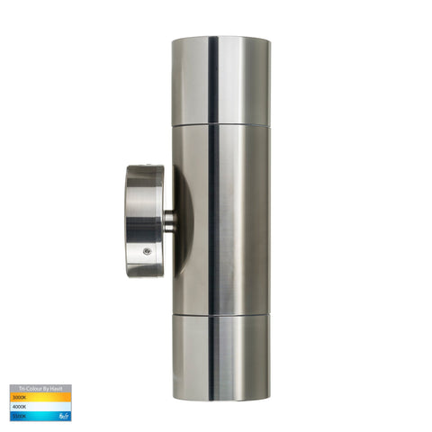 Up & Down Wall Pillar Light Titanium Aluminium - HV1085T