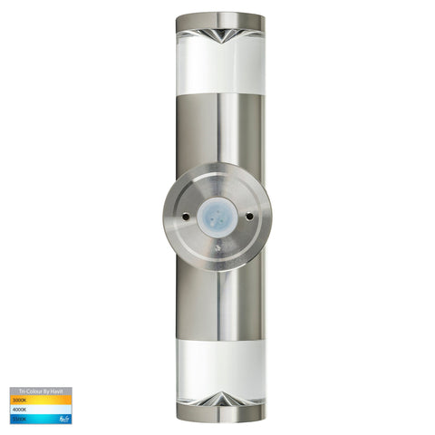 Up & Down Wall Pillar Light Titanium Aluminium - HV1089T-TTM-240V