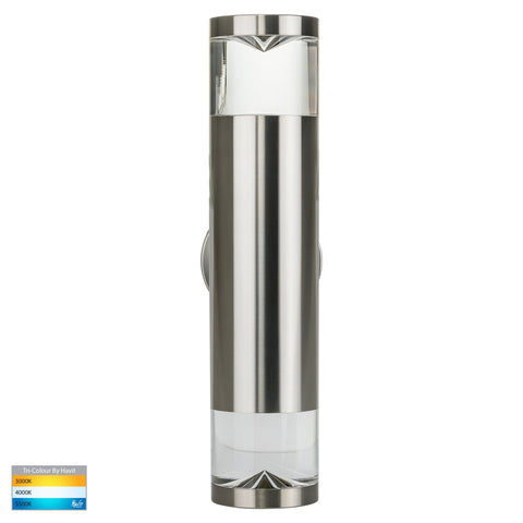 Up & Down Wall Pillar Light Titanium Aluminium - HV1089T-TTM-240V