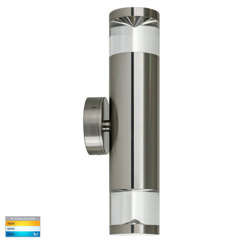 Up & Down Wall Pillar Light Titanium Aluminium - HV1089T-TTM-240V