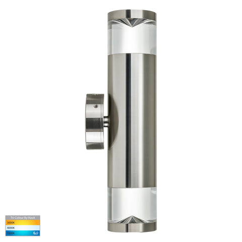 Up & Down Wall Pillar Light Titanium Aluminium - HV1089T-TTM-240V
