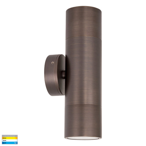 Up & Down Wall Pillar Light Antique Brass - HV1097GU10T