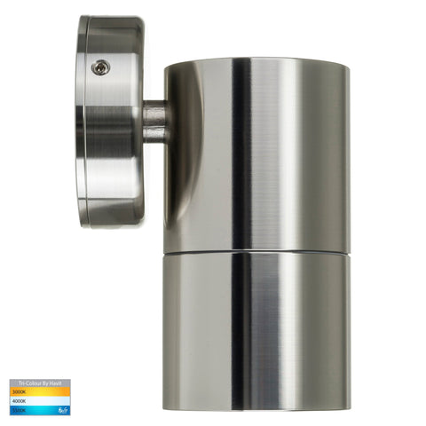 Single Fixed Wall Pillar Light 316 Stainless Steel - HV1105T