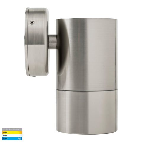 Maxi Tivah 316 Stainless Steel TRI Colour Fixed Down Wall Pillar Lights - HV1108T