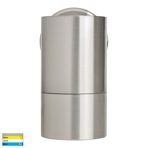 Maxi Tivah 316 Stainless Steel TRI Colour Fixed Down Wall Pillar Lights - HV1108T