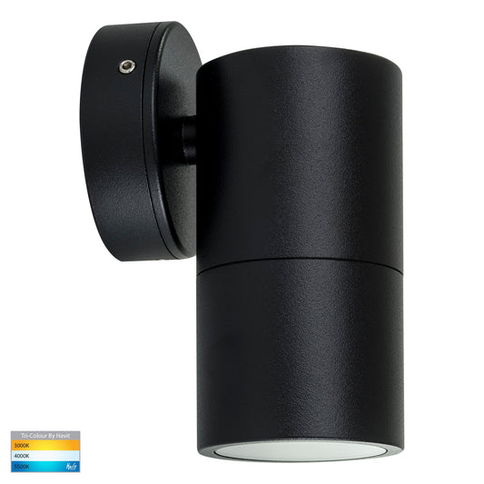 Single Fixed Wall Pillar Light Black - HV1125T