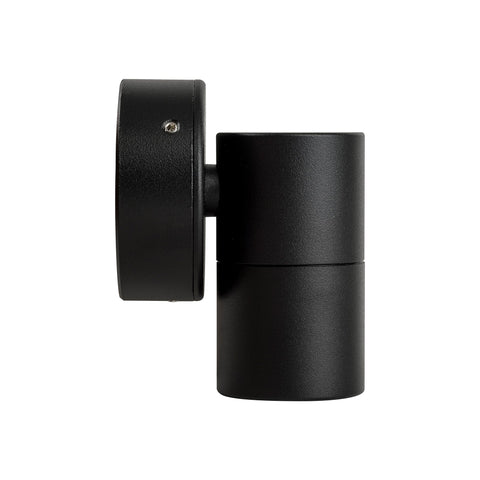 Mini Tivah Black Fixed Down Wall Pillar Lights - HV1127MR11NW