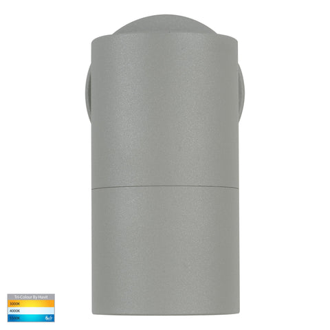 Single Fixed Wall Pillar Light Silver - HV1145T