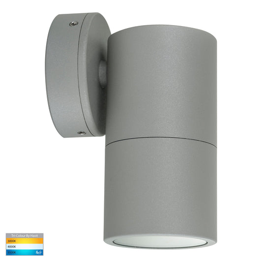 Single Fixed Wall Pillar Light Silver - HV1147MR16T