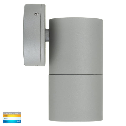 Single Fixed Wall Pillar Light Silver - HV1147MR16T
