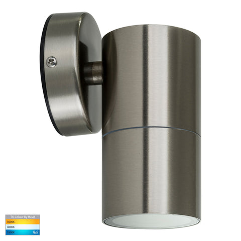Single Fixed Wall Pillar Light Stainless Steel - HV1172T