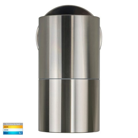 Single Fixed Wall Pillar Light Titanium Aluminium - HV1185T