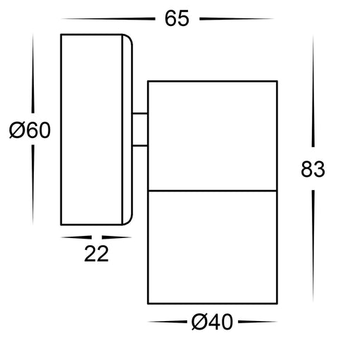 Mini Tivah 316 Stainless Steel Fixed Down Wall Pillar Lights - HV1107MR11NW
