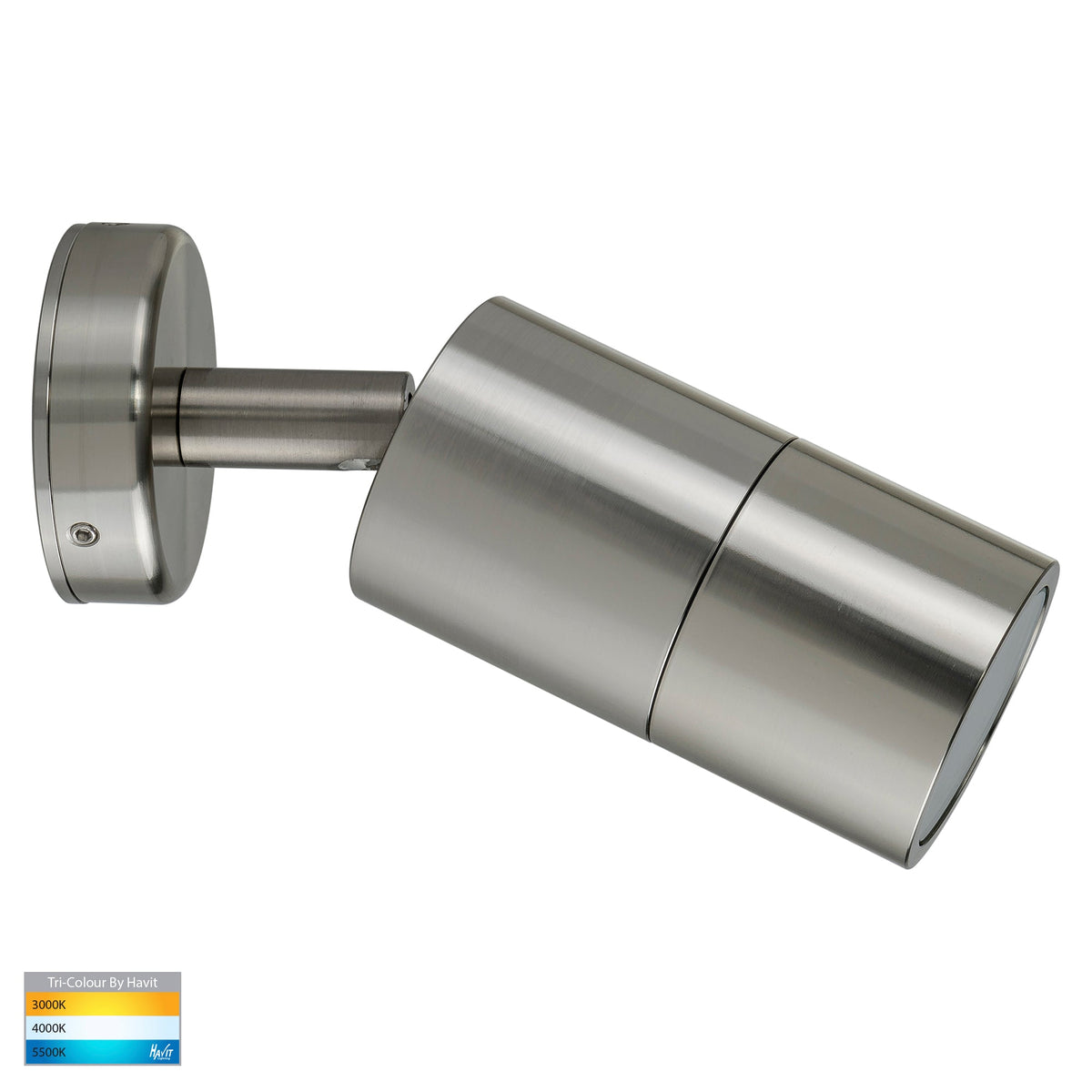 Single Adjustable Wall Pillar Light 316 Stainless Steel - HV1205T