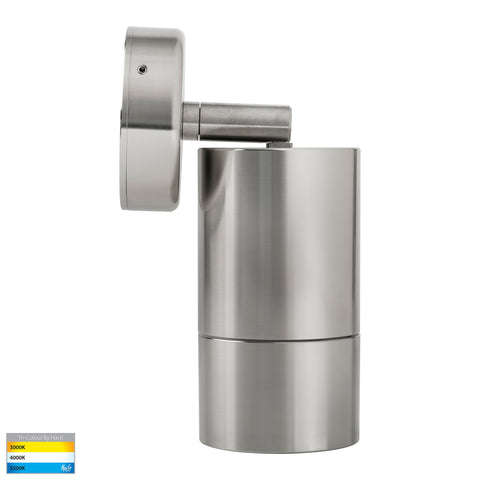 Maxi Tivah 316 Stainless Steel TRI Colour Single Adjustable Wall Pillar Lights - HV1208T