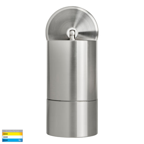 Maxi Tivah 316 Stainless Steel TRI Colour Single Adjustable Wall Pillar Lights - HV1208T
