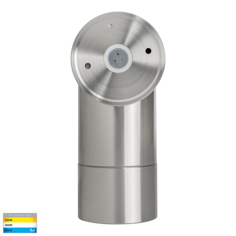 Maxi Tivah 316 Stainless Steel TRI Colour Single Adjustable Wall Pillar Lights - HV1208T