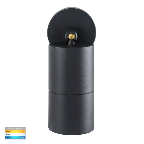 Single Adjustable Wall Pillar Light Black - HV1227MR16T