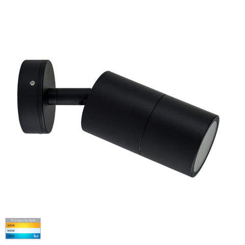 Single Adjustable Wall Pillar Light Black - HV1225T