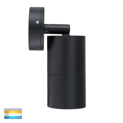 Single Adjustable Wall Pillar Light Black - HV1227MR16T