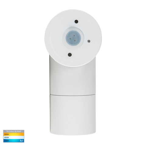 Single Adjustable Wall Pillar Light White - HV1237GU10T
