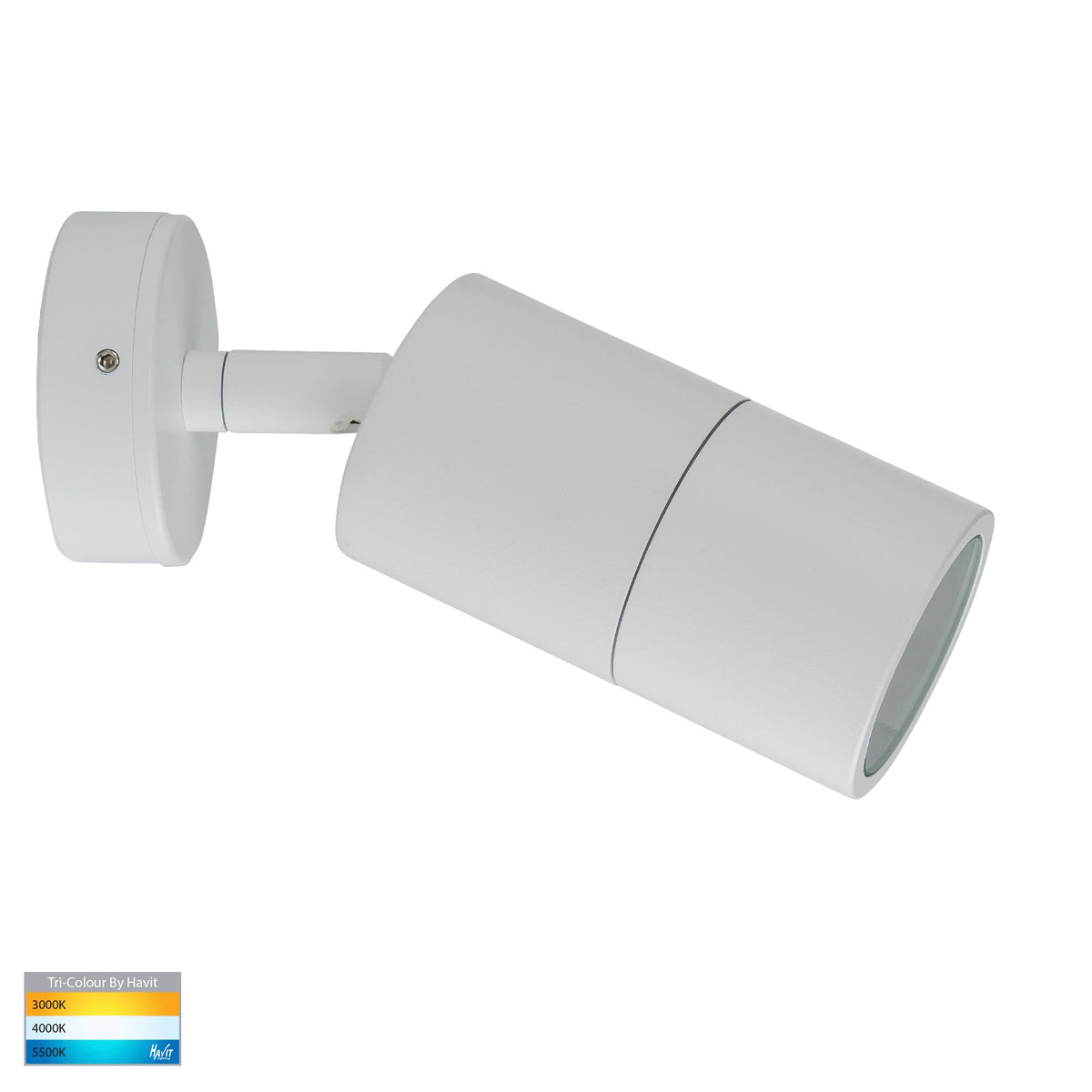 Single Adjustable Wall Pillar Light White - HV1237MR16T