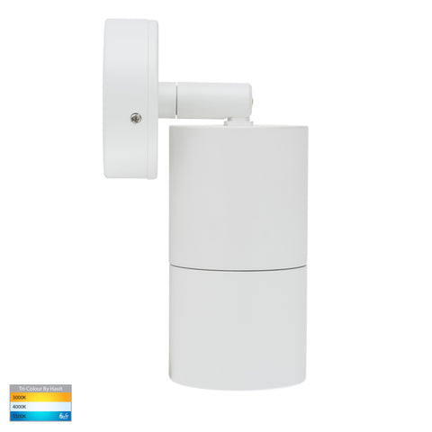 Single Adjustable Wall Pillar Light White - HV1237MR16T