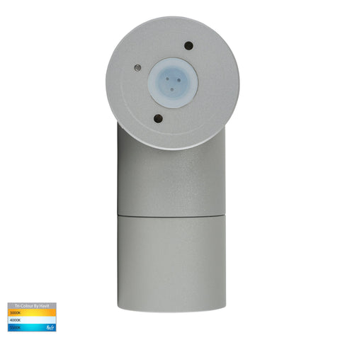 Single Adjustable Wall Pillar Light Silver - HV1247GU10T