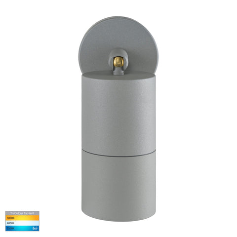 Single Adjustable Wall Pillar Light Silver - HV1245T