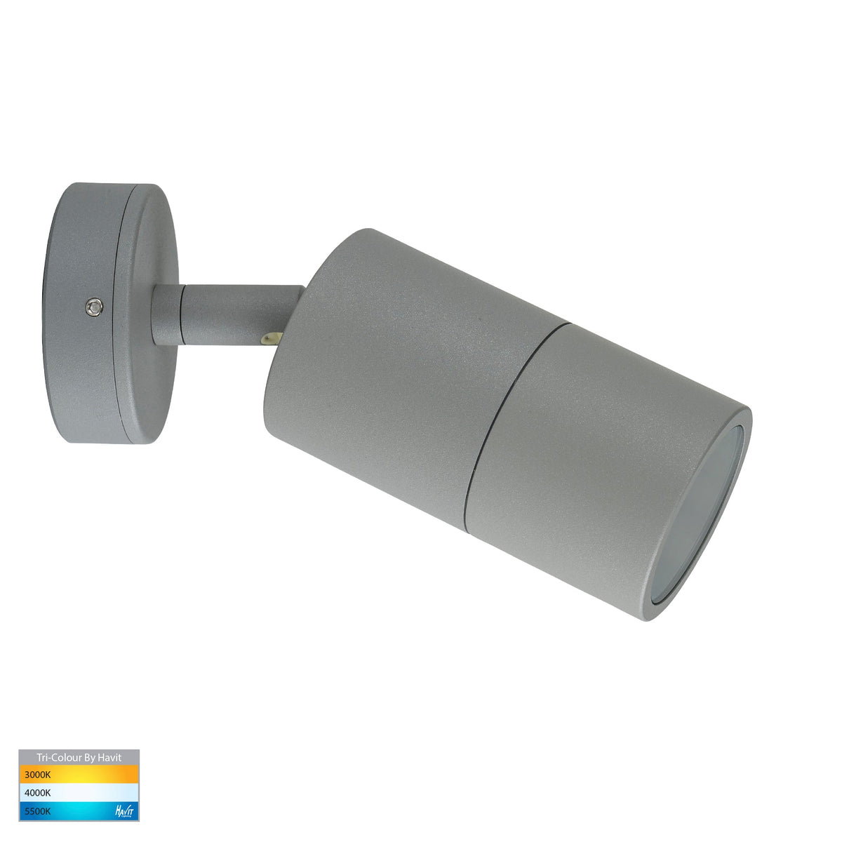 Single Adjustable Wall Pillar Light Silver - HV1245T