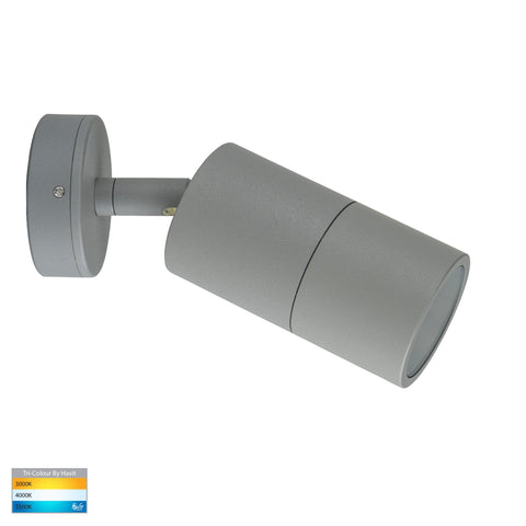 Single Adjustable Wall Pillar Light Silver - HV1247MR16T