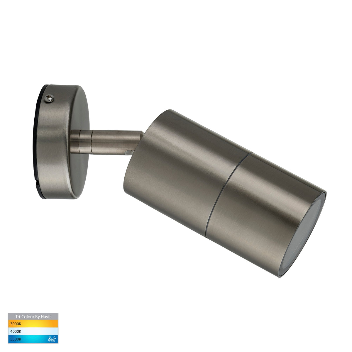 Single Adjustable Wall Pillar Light Stainless Steel - HV1272T