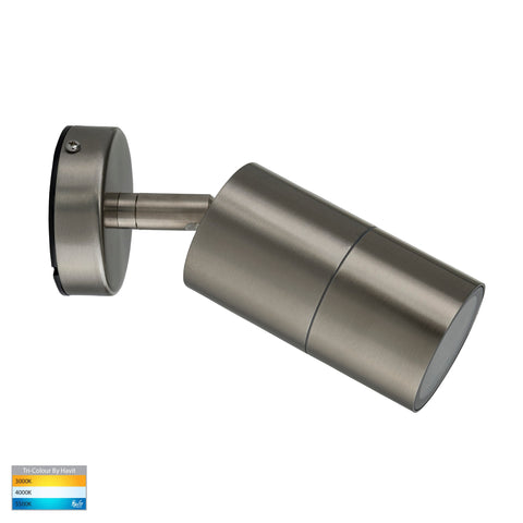 Single Adjustable Wall Pillar Light Stainless Steel - HV1272T