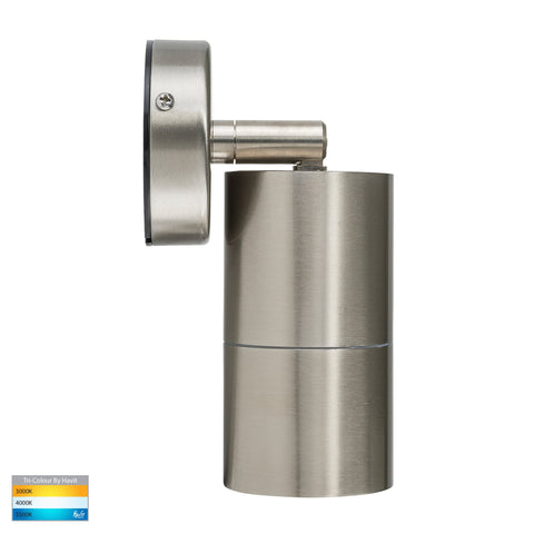 Single Adjustable Wall Pillar Light Stainless Steel - HV1272T