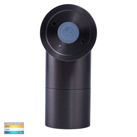 Tivah Solid Brass Graphite Coloured TRI Colour Single Adjustable Wall Pillar Lights - HV1277MR16T