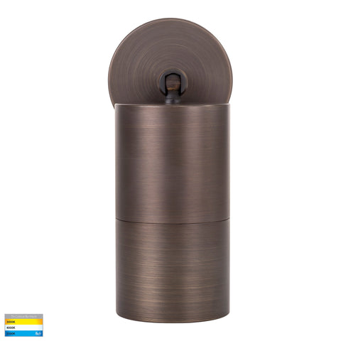Single Adjustable Wall Pillar Light Antique Brass - HV1297MR16T