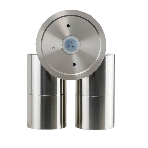 Double Adjustable Wall Pillar Light 316 Stainless Steel - HV1307GU10T