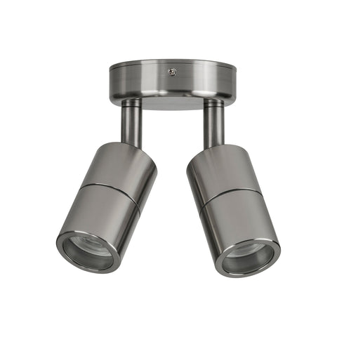Mini Tivah 316 Stainless Steel Double Adjustable Wall Pillar Lights - HV1307MR11NW