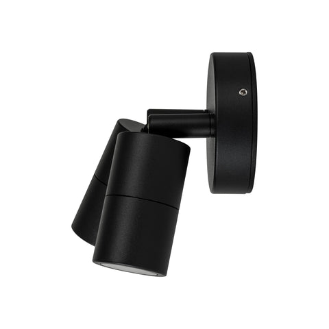 Mini Tivah Aluminium Black Double Adjustable Wall Pillar Lights - HV1327MR11NW
