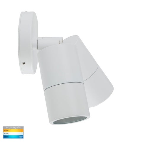 Double Adjustable Wall Pillar Light White - HV1337MR16T