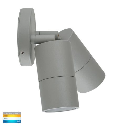 Double Adjustable Wall Pillar Light Silver - HV1345T