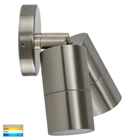 Double Adjustable Wall Pillar Light Stainless Steel - HV1372T