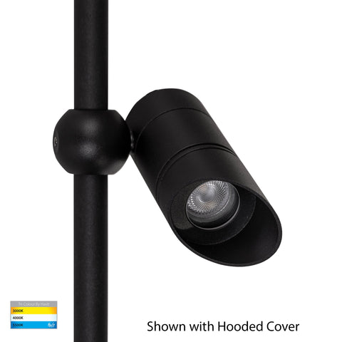 Lille Black 1500mm TRI Colour LED Garden Spot Light - HV1441T-1-BLK
